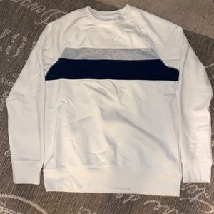 80s Style Striped Sweatshirt